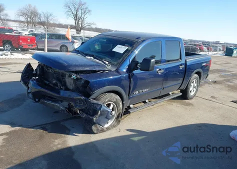 2010 Nissan Titan Pro-4X из США, поврежденный, VIN 1N6BA0EC0AN323118